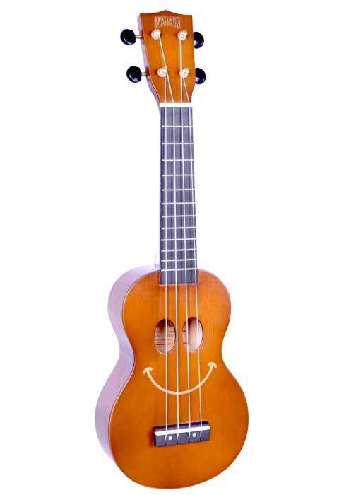 Mahalo Soprano Ukulele with Smiley Face by Mahalo
