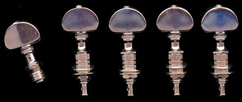 Grover Nickel Banjo Machine Head Set