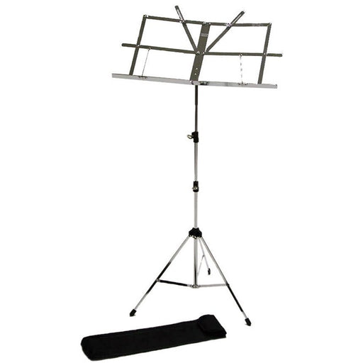 Music Stand Chrome Silver with Bag