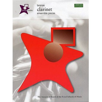 Music Medals Clarinet Copper by