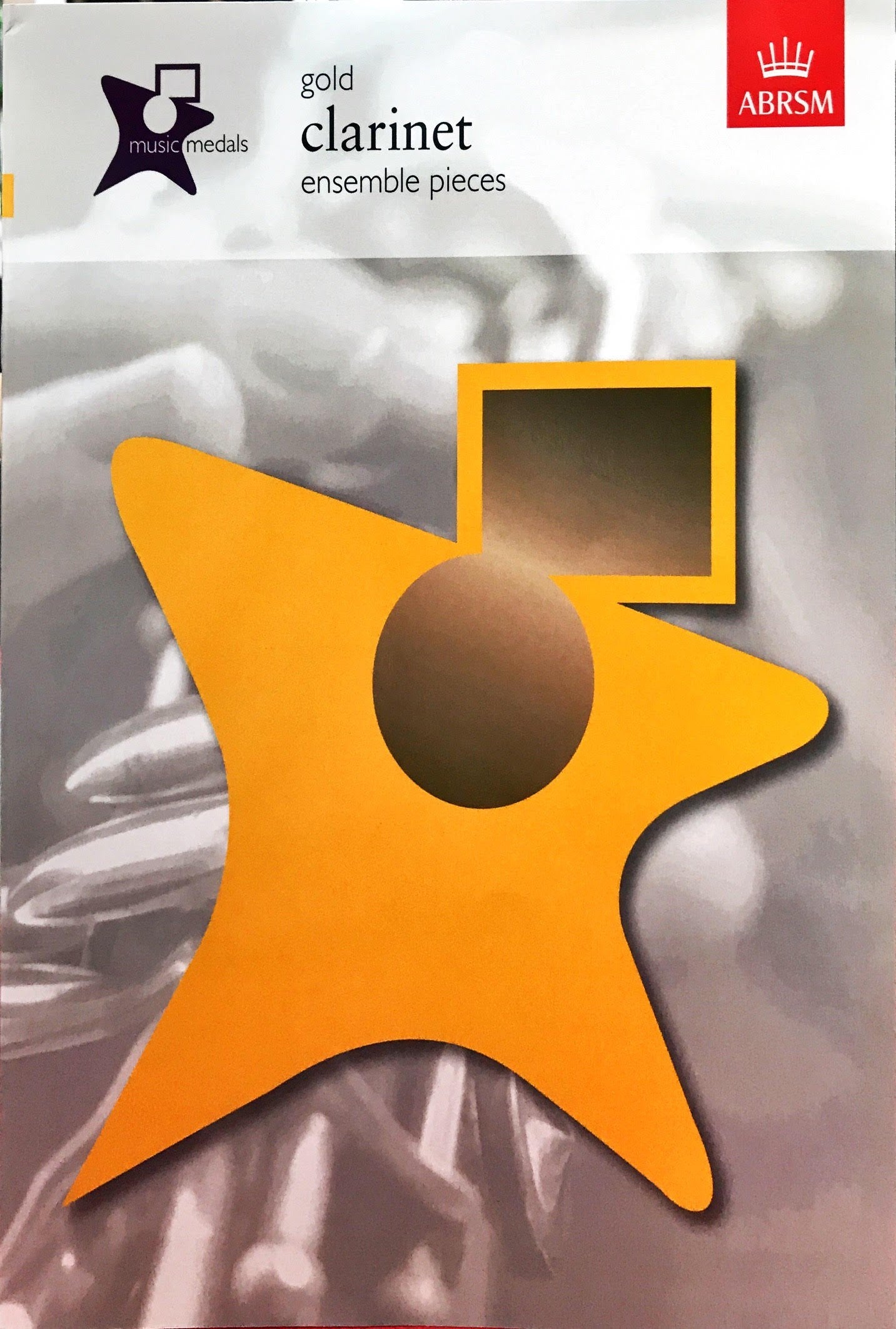 Music Medals Clarinet Copper by