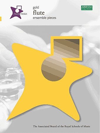 Music Medals Flute Copper by