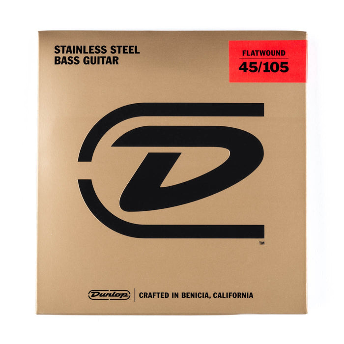 Dunlop Stainless Steel Flatwound Bass Set
