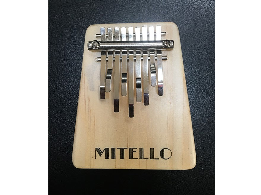 Kalimba with 9 Plated Steel Keys