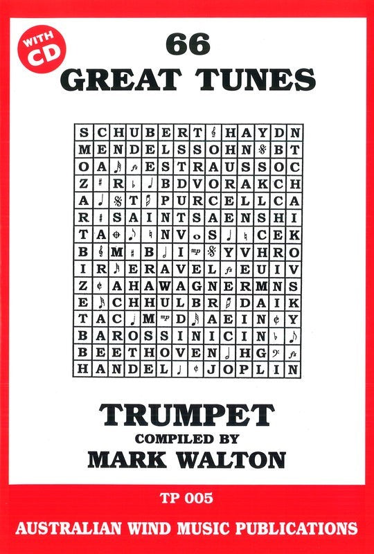 66 Great Tunes for Trumpet BK/CD Mark Walton