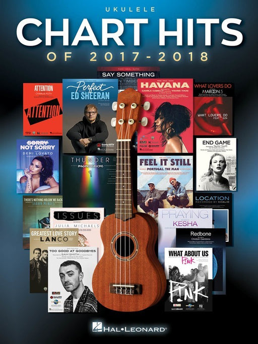 Chart Hits of 2017-2018 for Ukulele