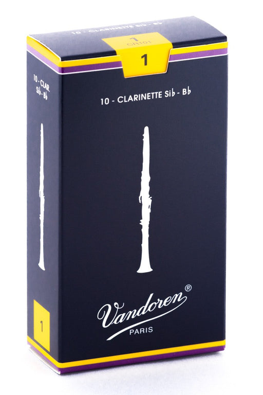 Vandoren Traditional Bb Clarinet Reeds Box of 10