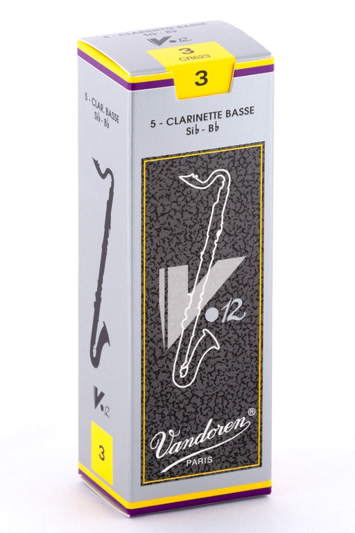 Vandoren V12 Bass Clarinet Reeds Box of 5