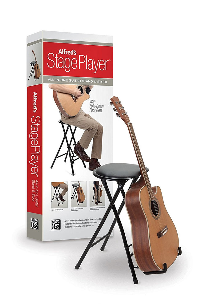 Stage Player Guitar Stand and Stool