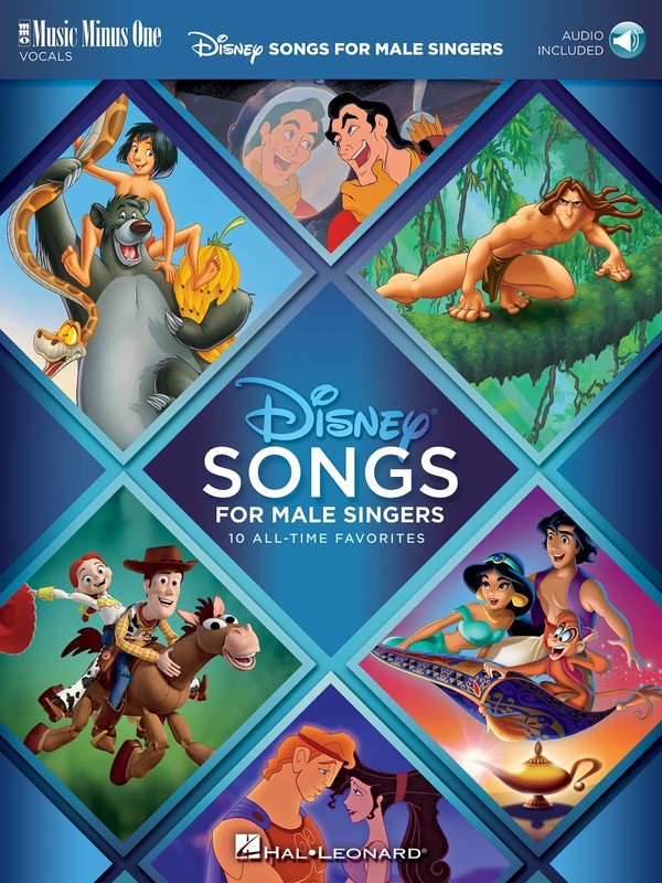 Disney Songs for Male Singers Music Minus One Vocals