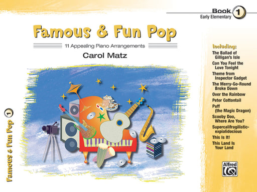 Famous and Fun Pop Book by Carol Matz