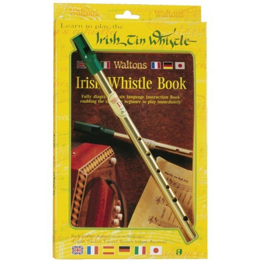 Waltons Tin Whistle in D & Book Pack