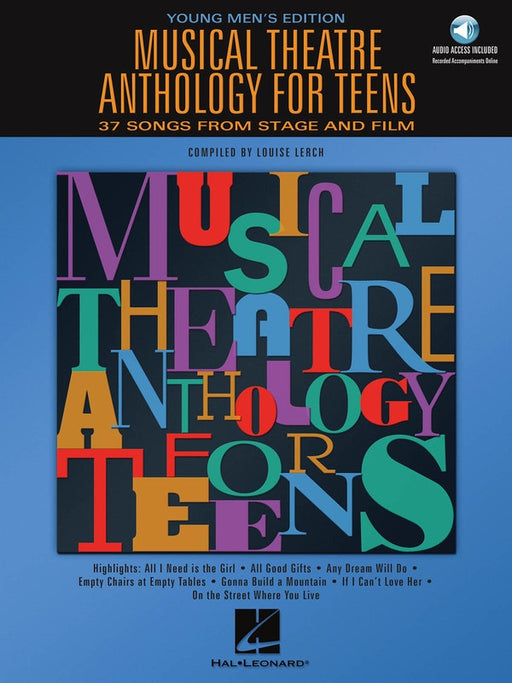 Musical Theatre Anthology for Teens Young Men's Edition with Online Audio