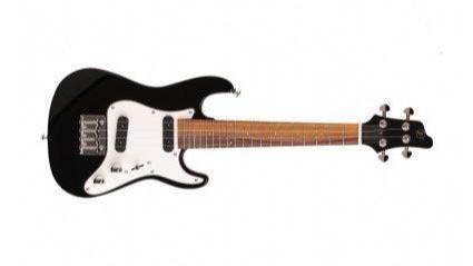 Vorson ST Shape Ukulele Black