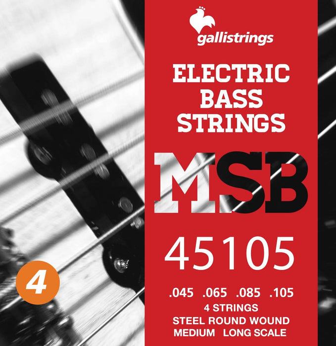 Galli Steel Round Wound 4 String Bass Set