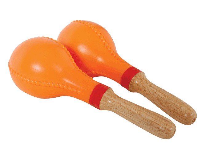 Oval Shape Heavy Duty Pair of Loud Maracas