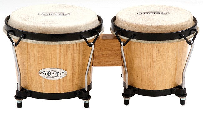 Toca 6 & 6-3/4" Synergy Series Wooden Bongos in Natural