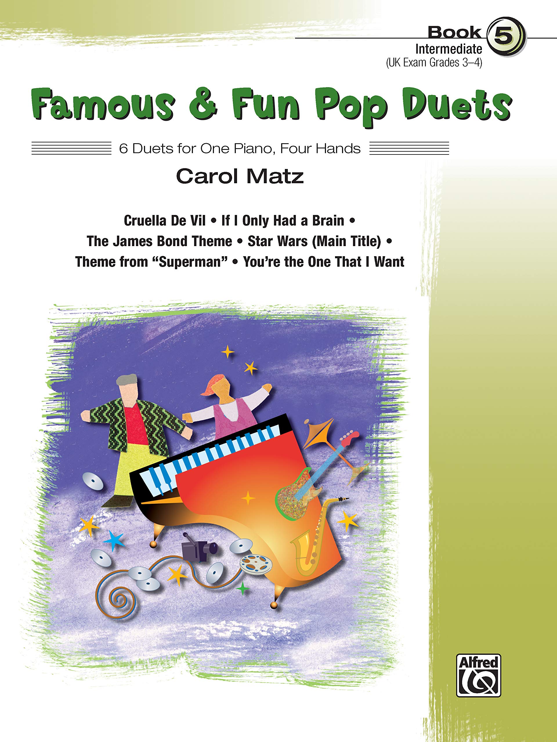 Famous and Fun Pop Duets for One Piano by Carol Matz