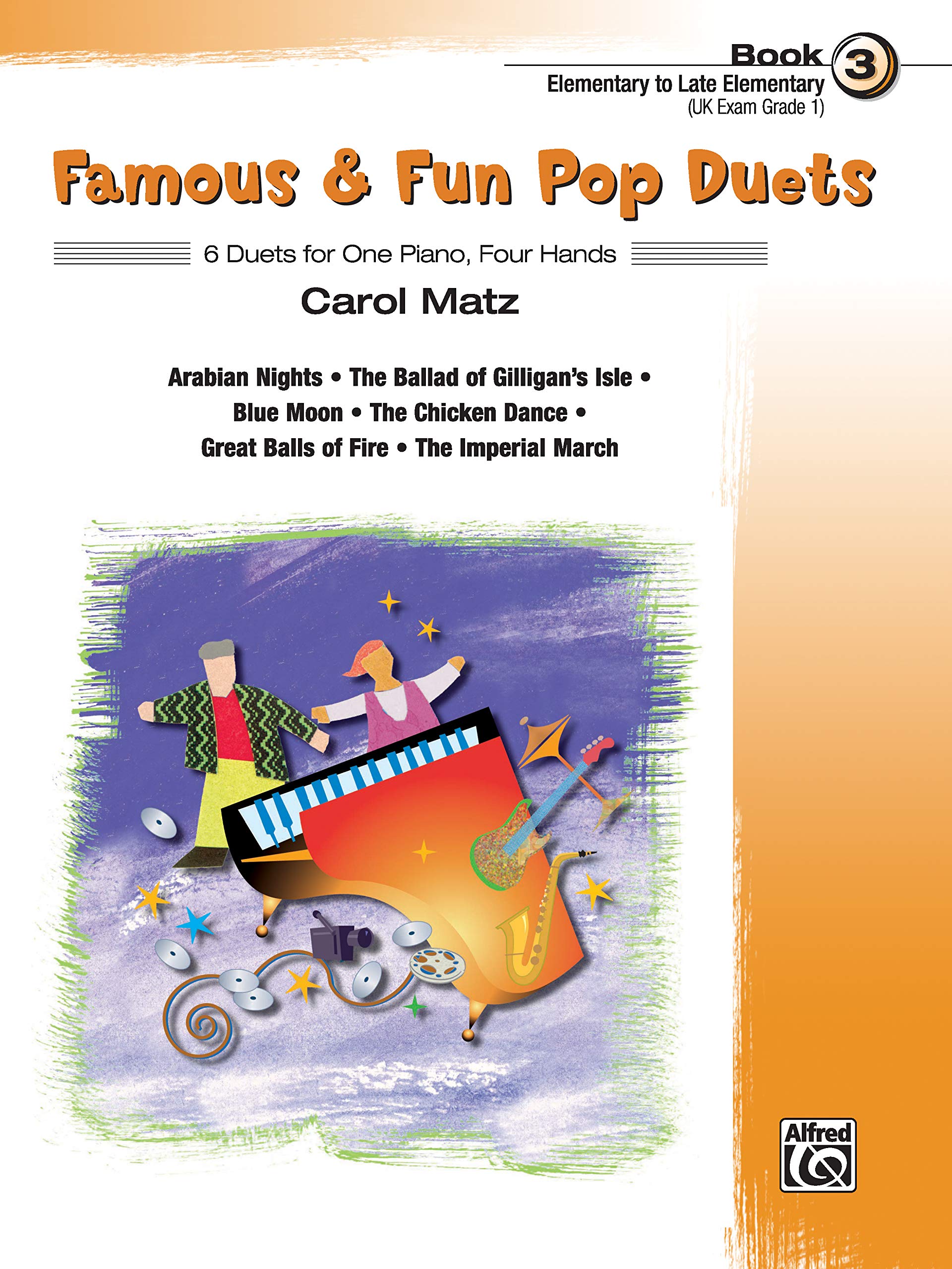 Famous and Fun Pop Duets for One Piano by Carol Matz