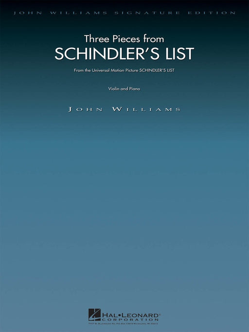 Three Pieces from Schindler's List Violin & Piano Duet