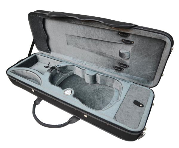 TG Violin Case Oblong Lightweight Grey 1/4 Size