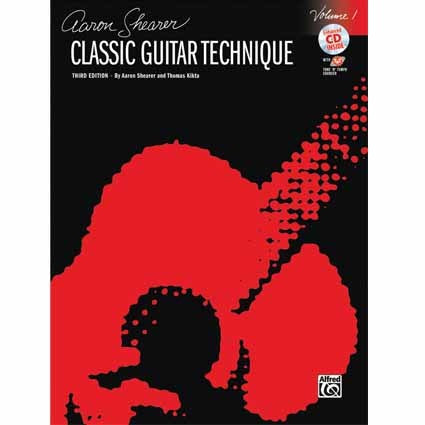 Classical Guitar Technique Book 1 Aaron Shearer with CD by