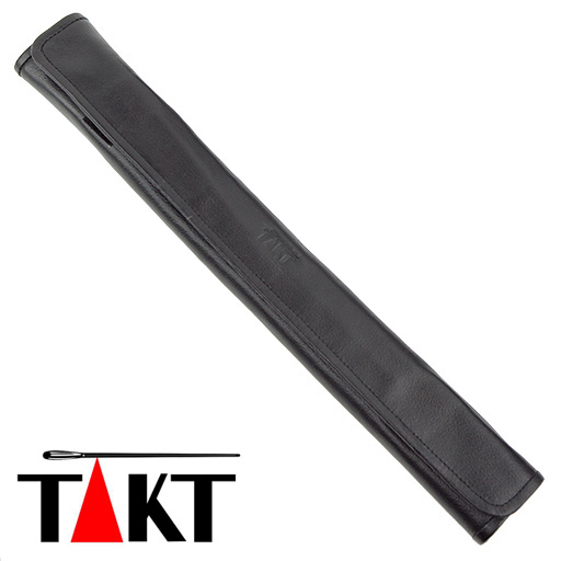 Baton Case - Leather Wrap Around Baton Case Black
