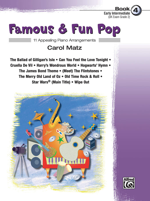 Famous and Fun Pop Book by Carol Matz