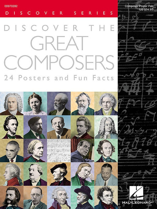 Discover the Great Composers (24 Posters)