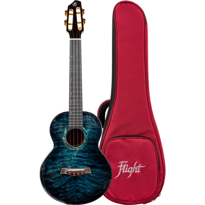 Flight Tenor Ukulele 10th Anniversary Aqua Blue