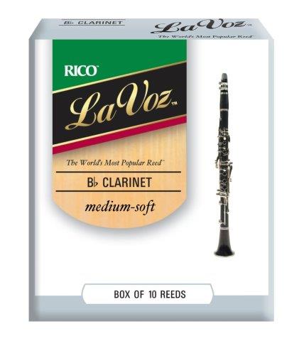 La Voz Bb Clarinet Reeds Box of 10