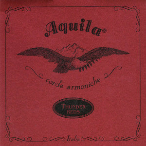 Aquila Thunder Reds Bass Ukulele 4 String Set
