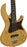 Aria 313MK2 Detroit Series Electric Bass Guitar in Open-Pore Natural Finish