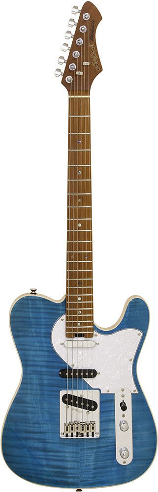 Aria 615-MK2 Nashville Electric Guitar Turquoise Blue