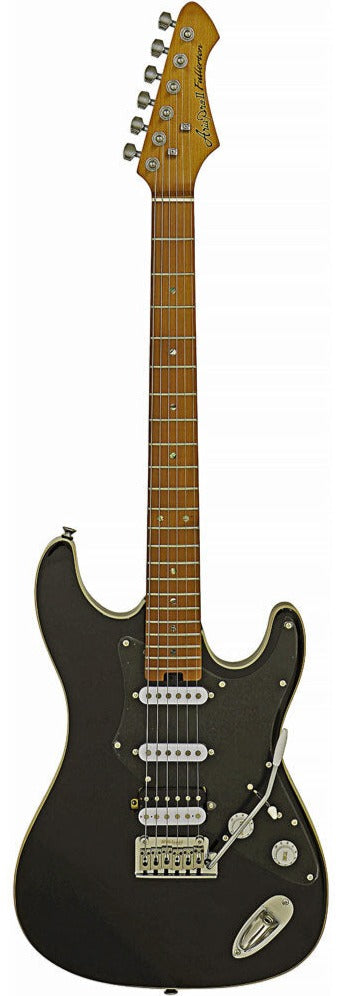 Aria 714-DG Fullerton Tribute Collection Electric Guitar in Black