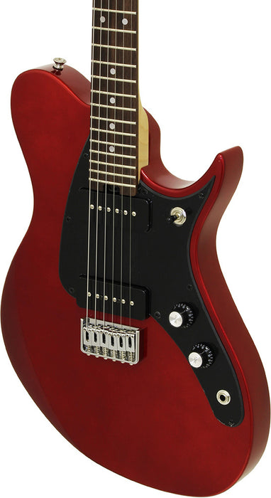 Aria JET-2 Series Electric Guitar in Candy Apple Red
