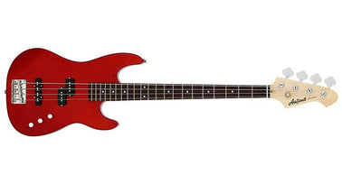 Aria STB PJ Series Electric Bass Guitar in Candy Apple Red