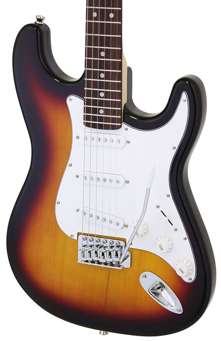 Aria STG-003 Series Electric Guitar in 3-Tone Sunburst