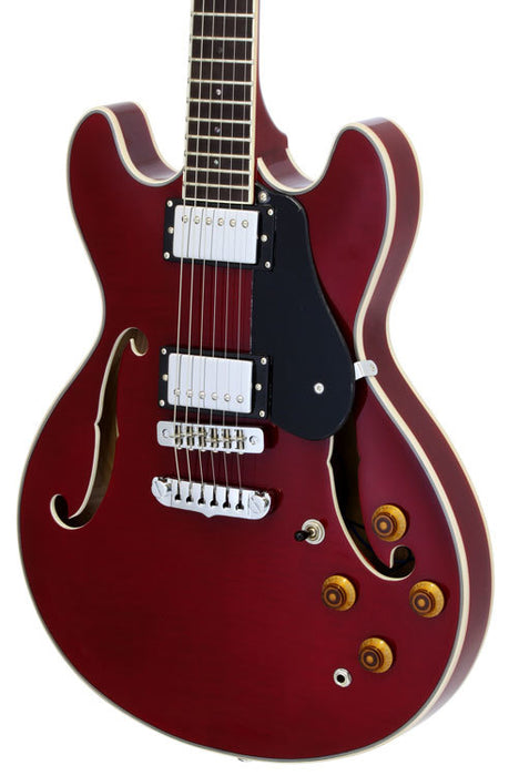 Aria TA-CLASSIC Semi-Hollow Electric Guitar Red