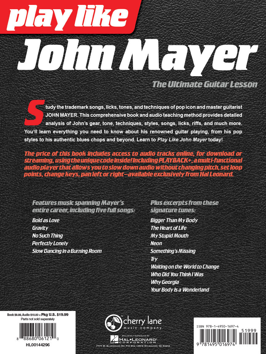 Play like John Mayer by Jeff Adams