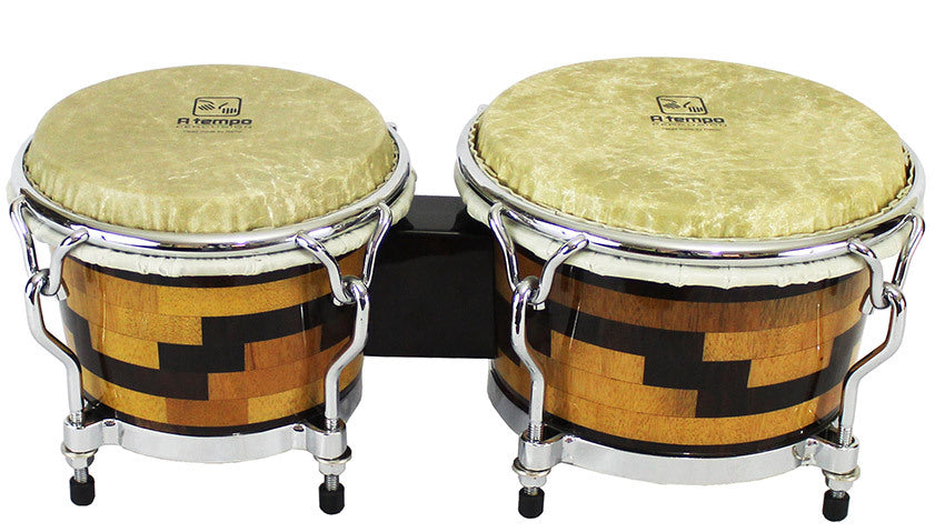 A Tempo 7 & 8-1/2" Artesano Bongos in Escalando Pattern