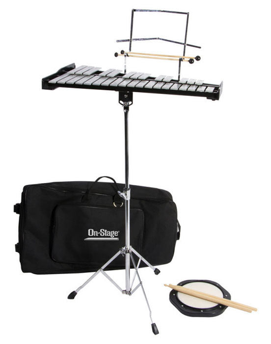 On Stage Glockenspiel Kit with Stand in Bag
