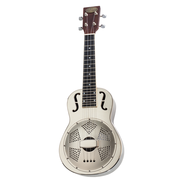 Bourbon Street Nickel Concert Resonator Ukulele