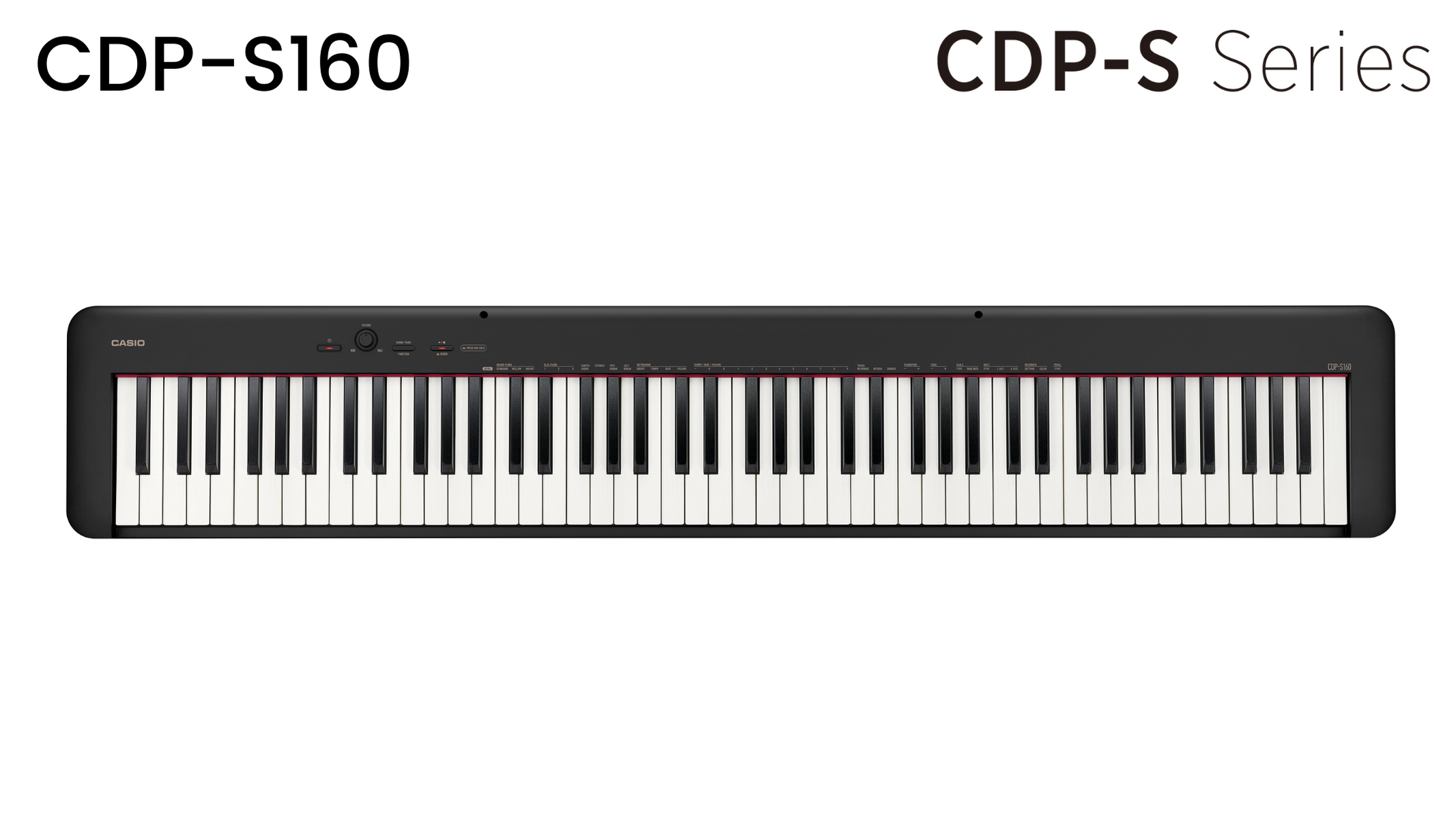 Casio CDPS160 Digital Piano Keyboard Black