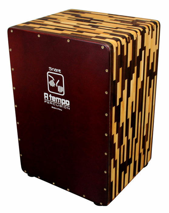 A Tempo Jaspe Dos Tonos Series Cajon with Tuning System