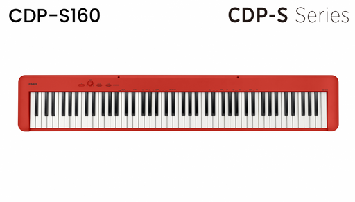 Casio CDPS160 Digital Piano Keyboard Red