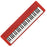 Casiotone CTS1 61 Key Keyboard Red