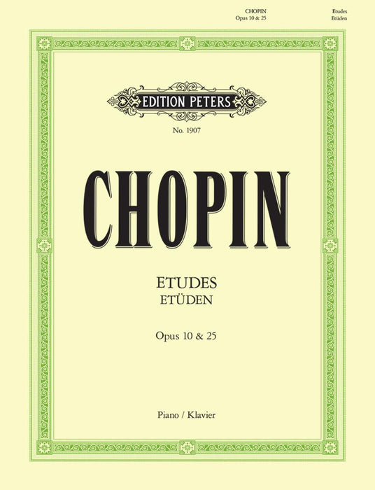 Chopin Etudes Peters Edition — Crescendo Music Perth, Australia