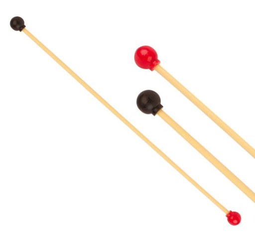 Glockenspiel Double Ended Beater/Mallet (Black & Red Ball End)