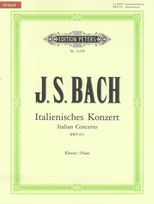 BACH Italian Concerto BWV 971